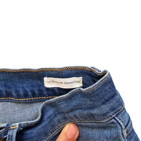 Frame Denim Le Skinny de Jeanne Crop jeans color Estella, very stretchy size 26 - Picture 3 of 6